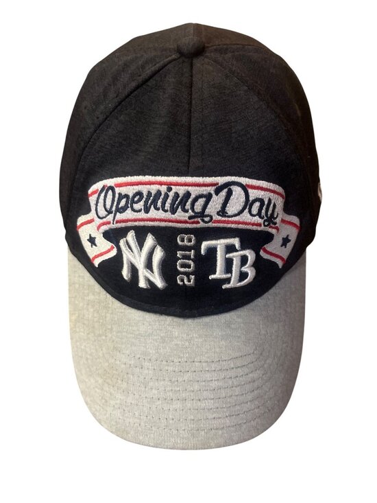 New Era Other - New Era 2018 Opening Day NY Yankees Rays Adjustable Cap Used MLB